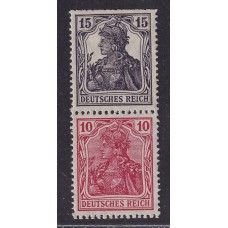 ALEMANIA 1917 ESTAMPILLAS SE-TENANT ZUSAMMENDRUCKE NUEVAS CON GOMA DE GRAN CALIDAD MICHEL S9 como el mas barato 24 EUROS